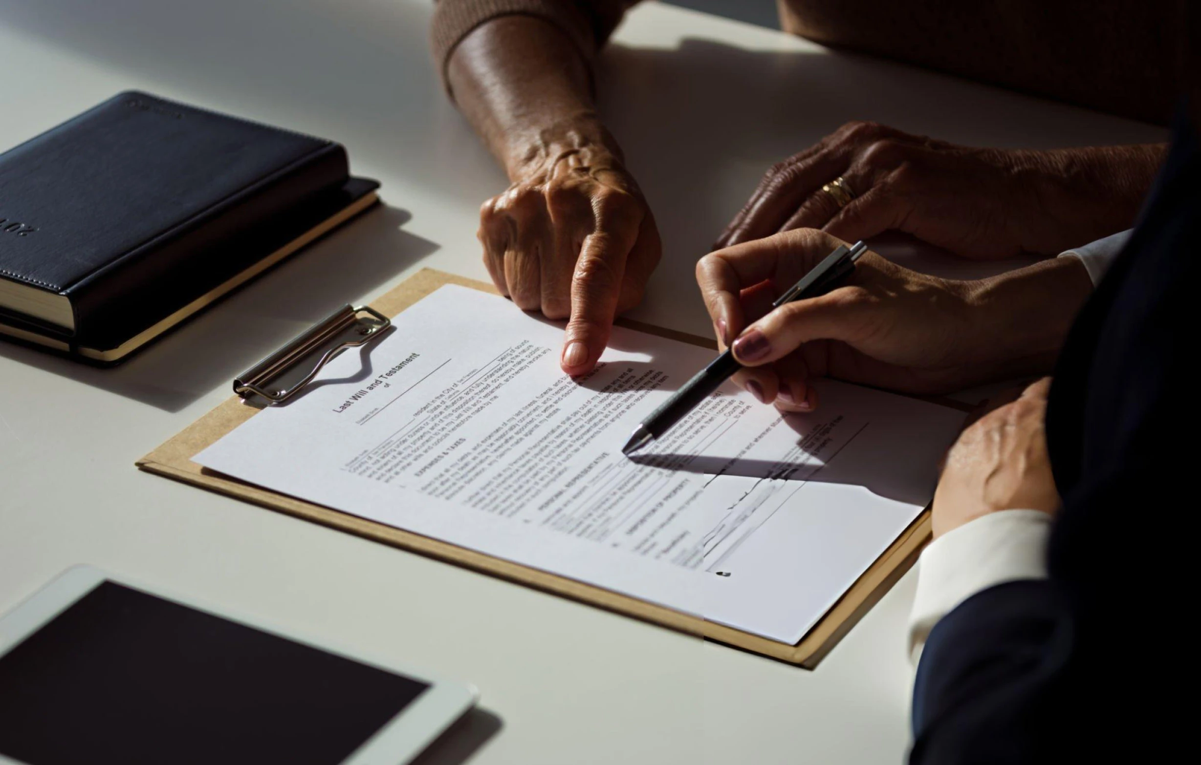 Contract being reviewed representing the written obligations a VASP owes under VARA